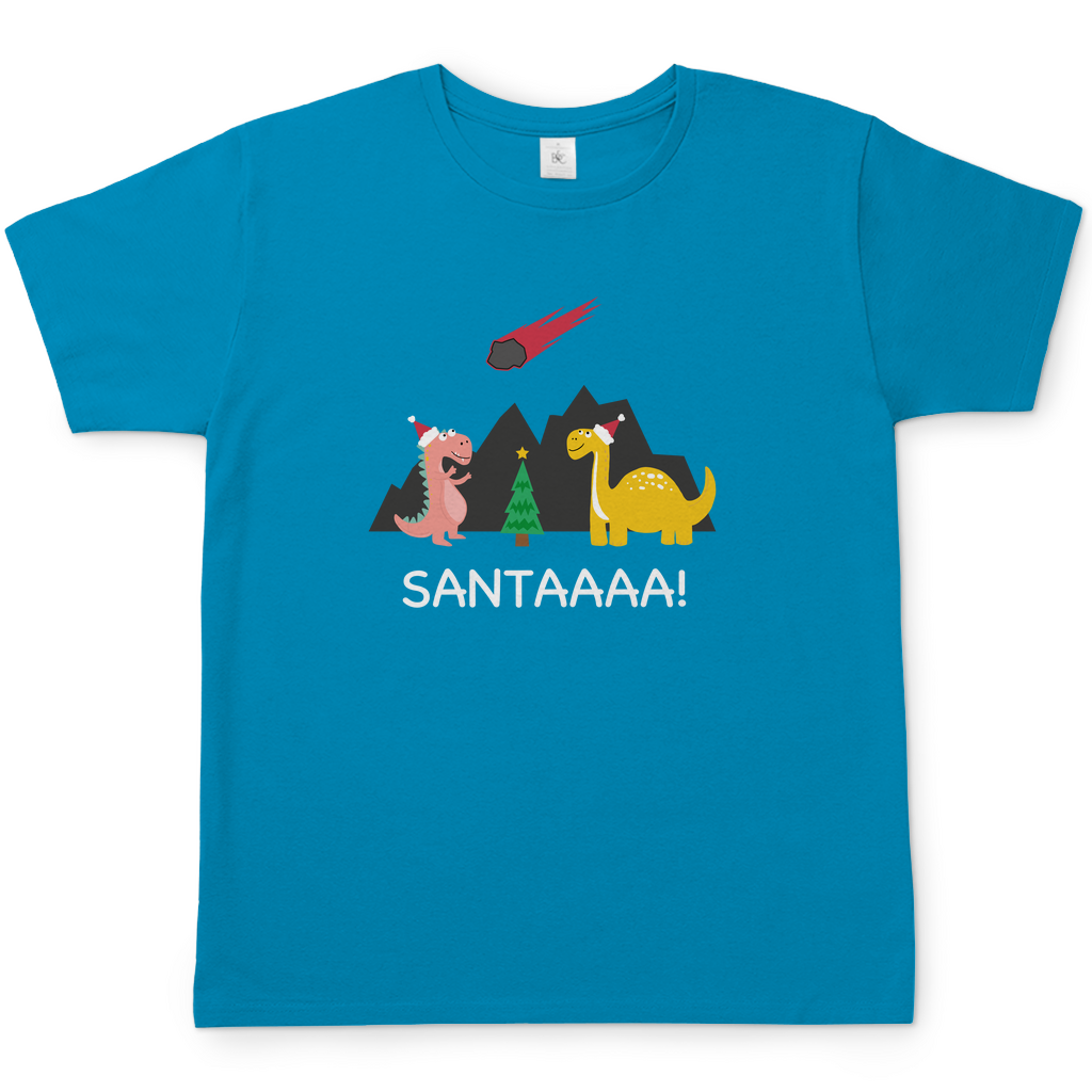 T-Shirt - Santa Dinosaurier