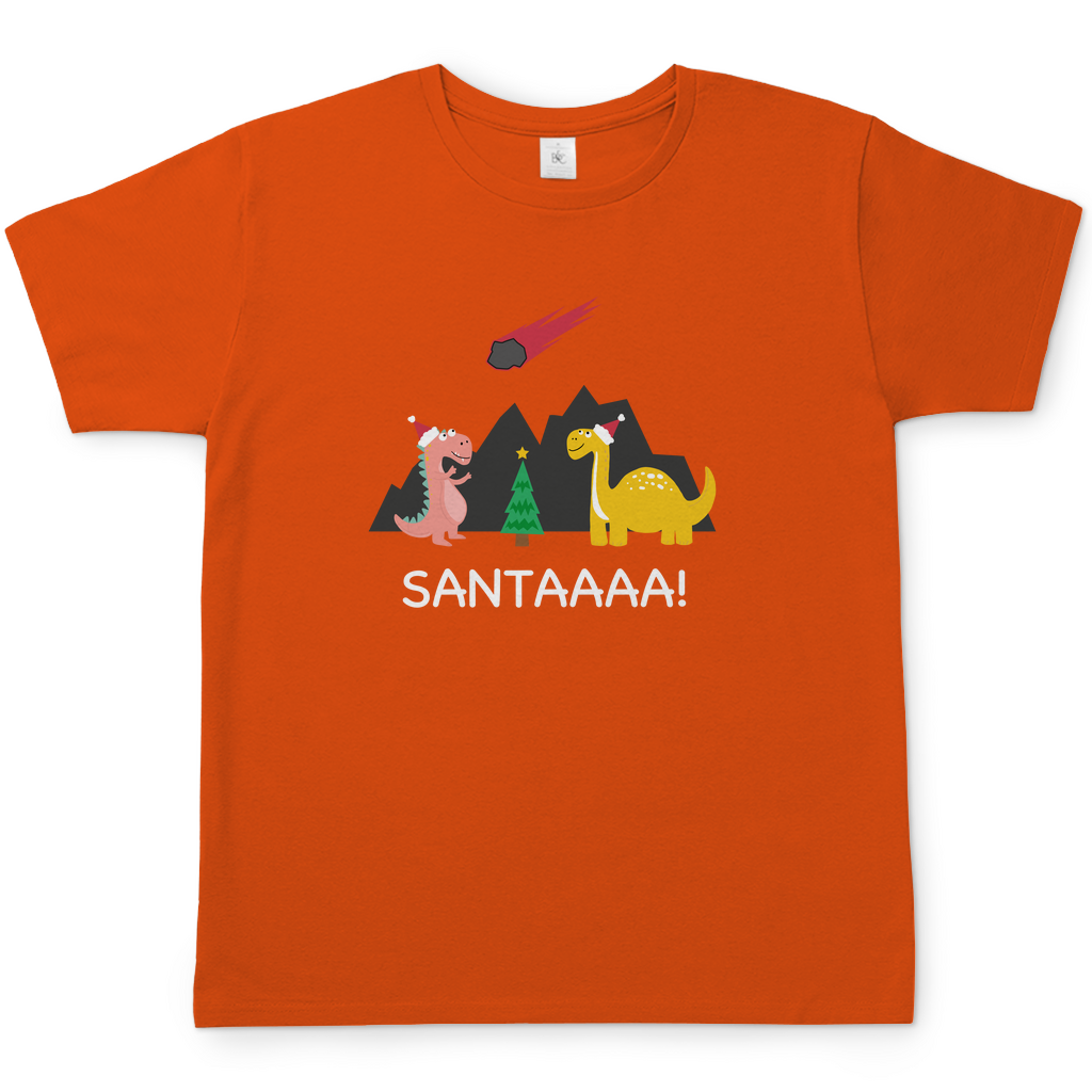 T-Shirt - Santa Dinosaurier