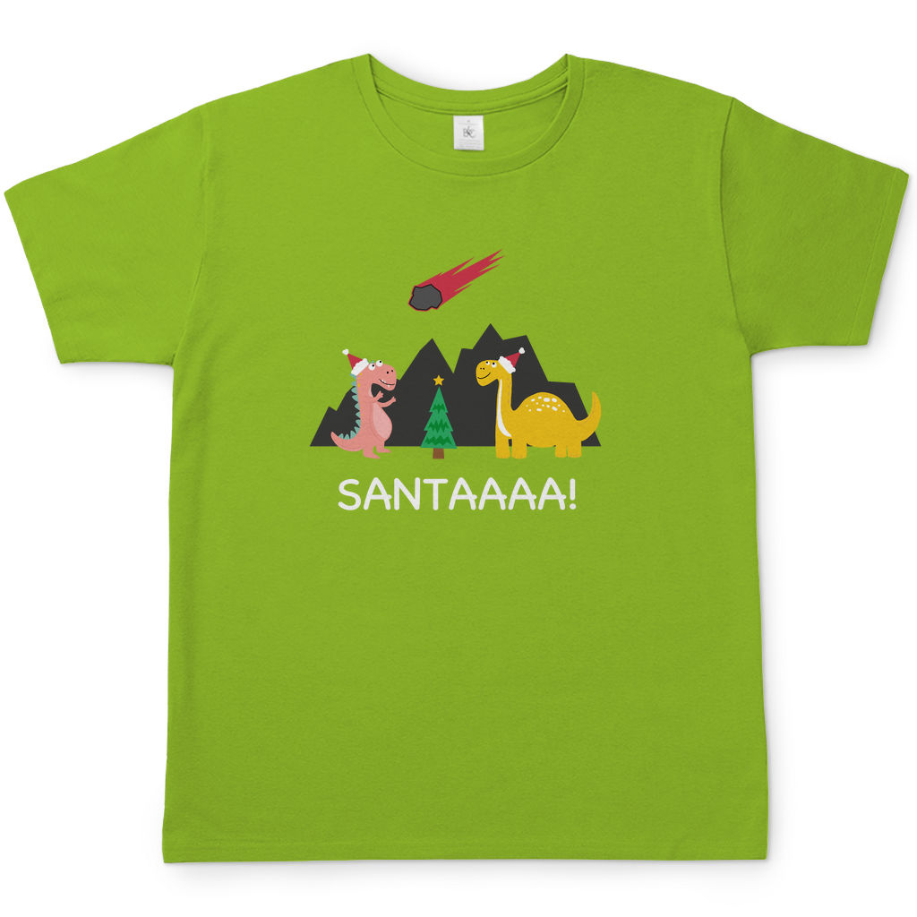 T-Shirt - Santa Dinosaurier