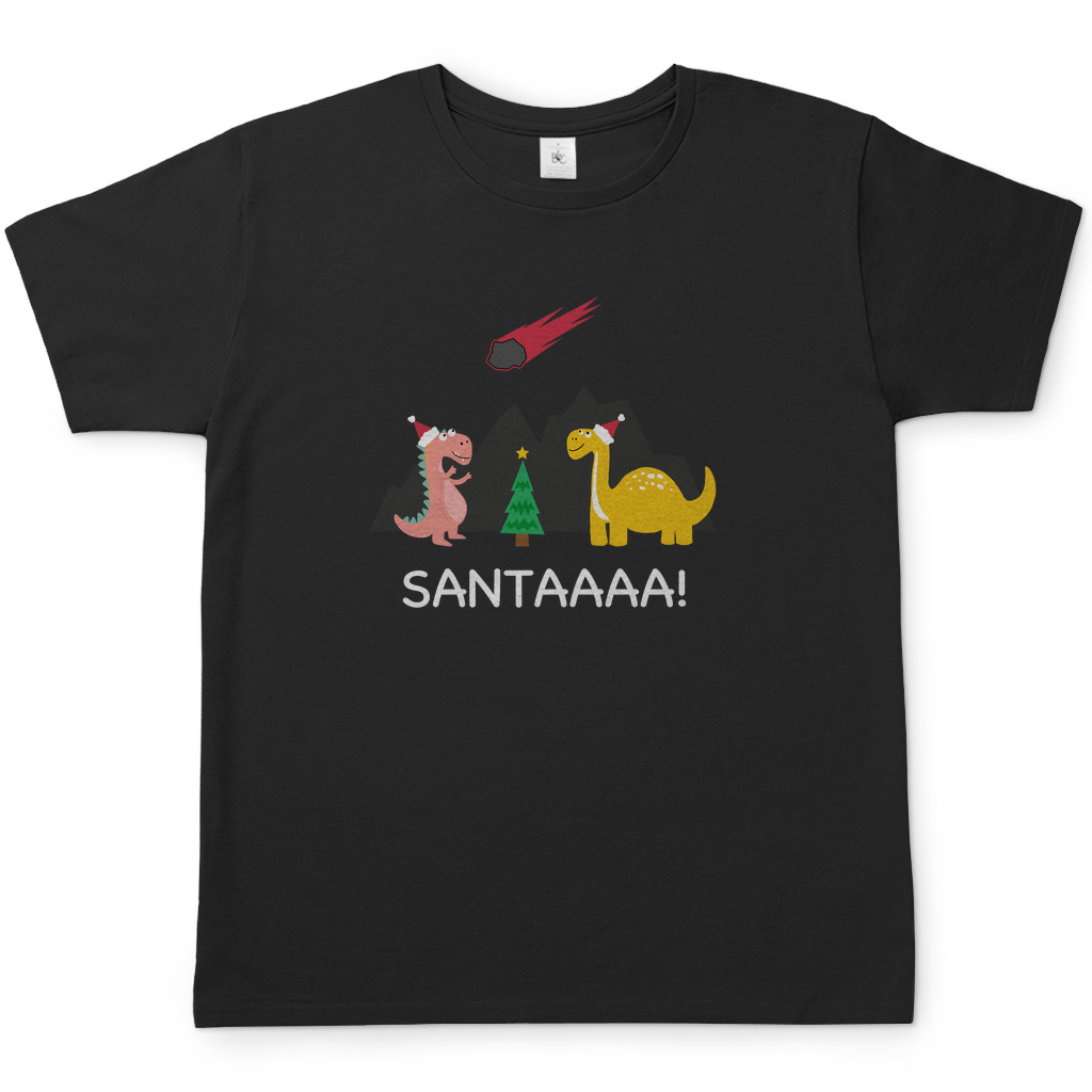 T-Shirt - Santa Dinosaurier