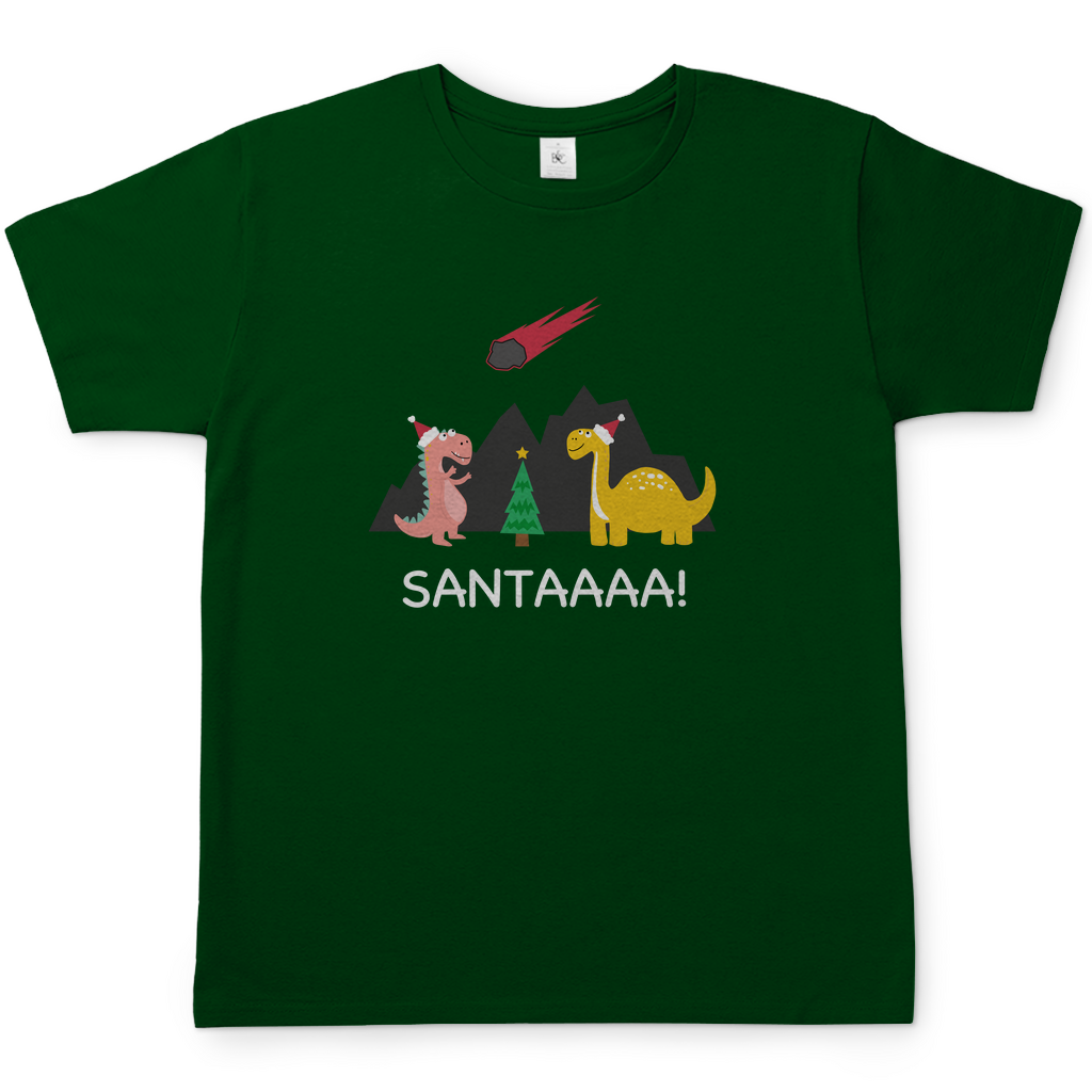 T-Shirt - Santa Dinosaurier