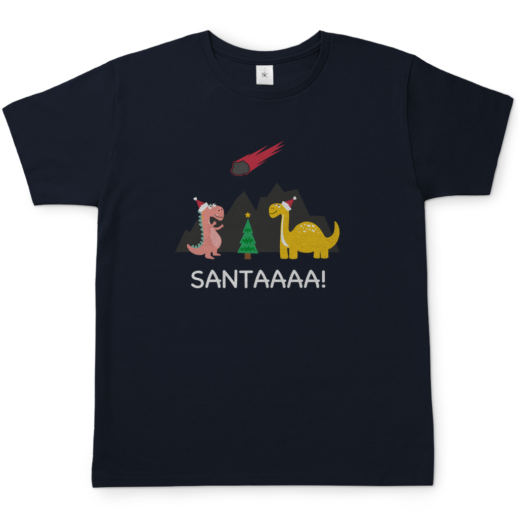 T-Shirt - Santa Dinosaurier