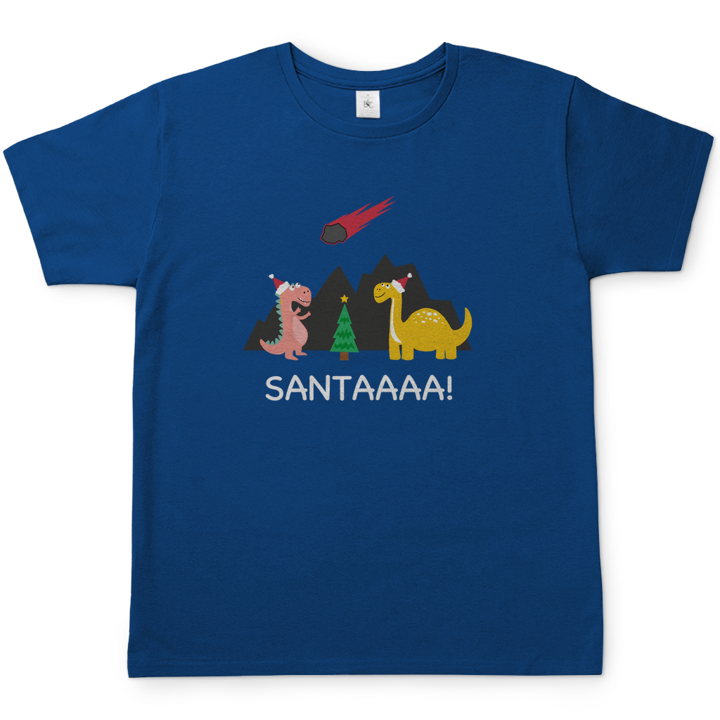 T-Shirt - Santa Dinosaurier