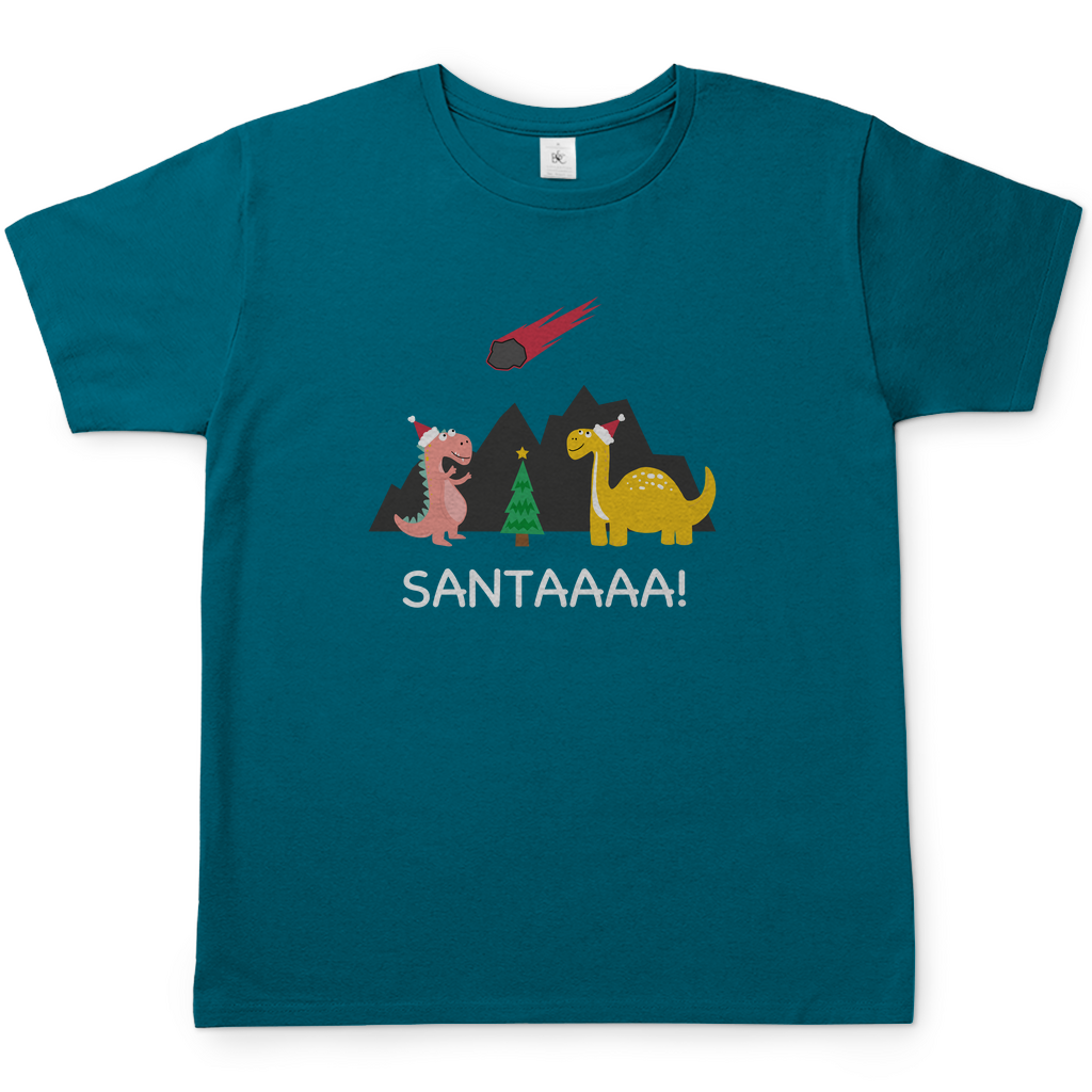 T-Shirt - Santa Dinosaurier