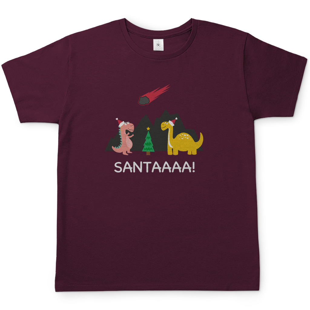 T-Shirt - Santa Dinosaurier